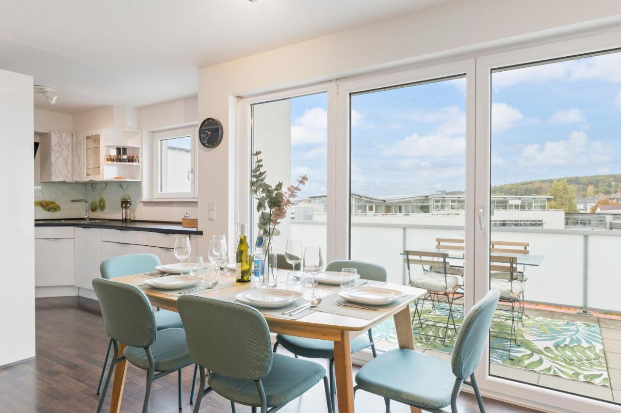 Design-Apartment - Kueche - Dachterrasse - Zentral Ляйнфельден-Ехтердінген Екстер'єр фото