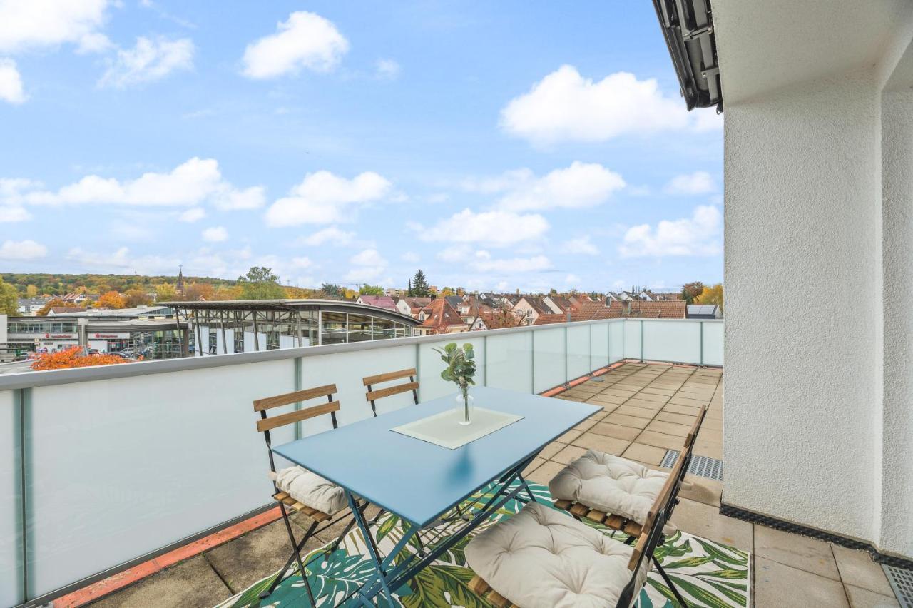 Design-Apartment - Kueche - Dachterrasse - Zentral Ляйнфельден-Ехтердінген Екстер'єр фото